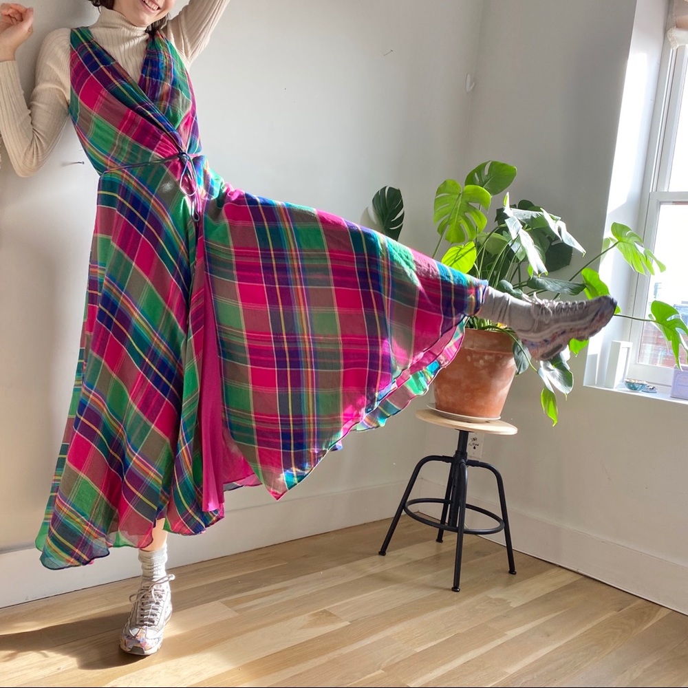 Vintage Ralph Lauren wrap dress